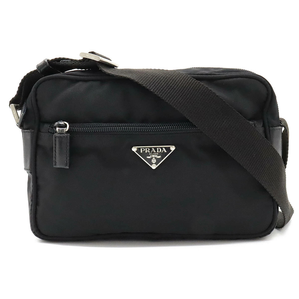 Prada Crossbody Bag Leather NERO Black